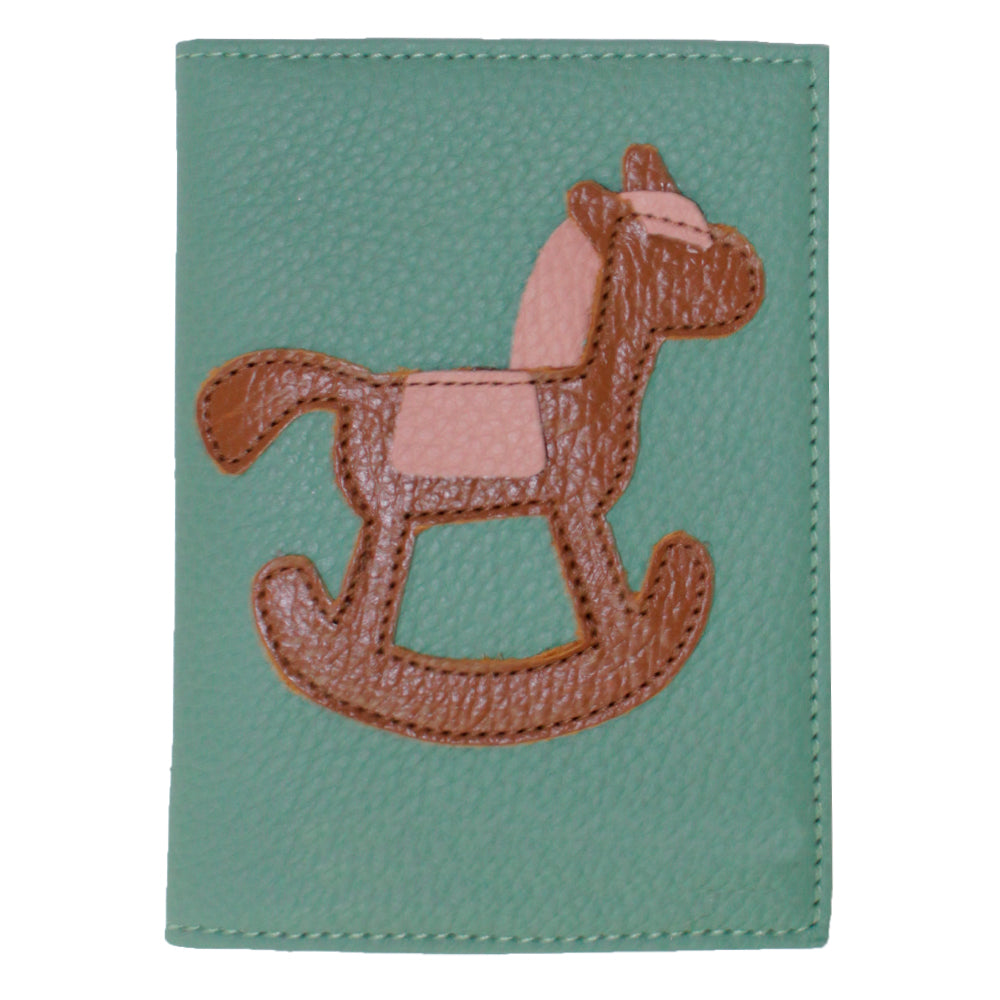 Porta Passaporte Little Horse em Couro Personalizado