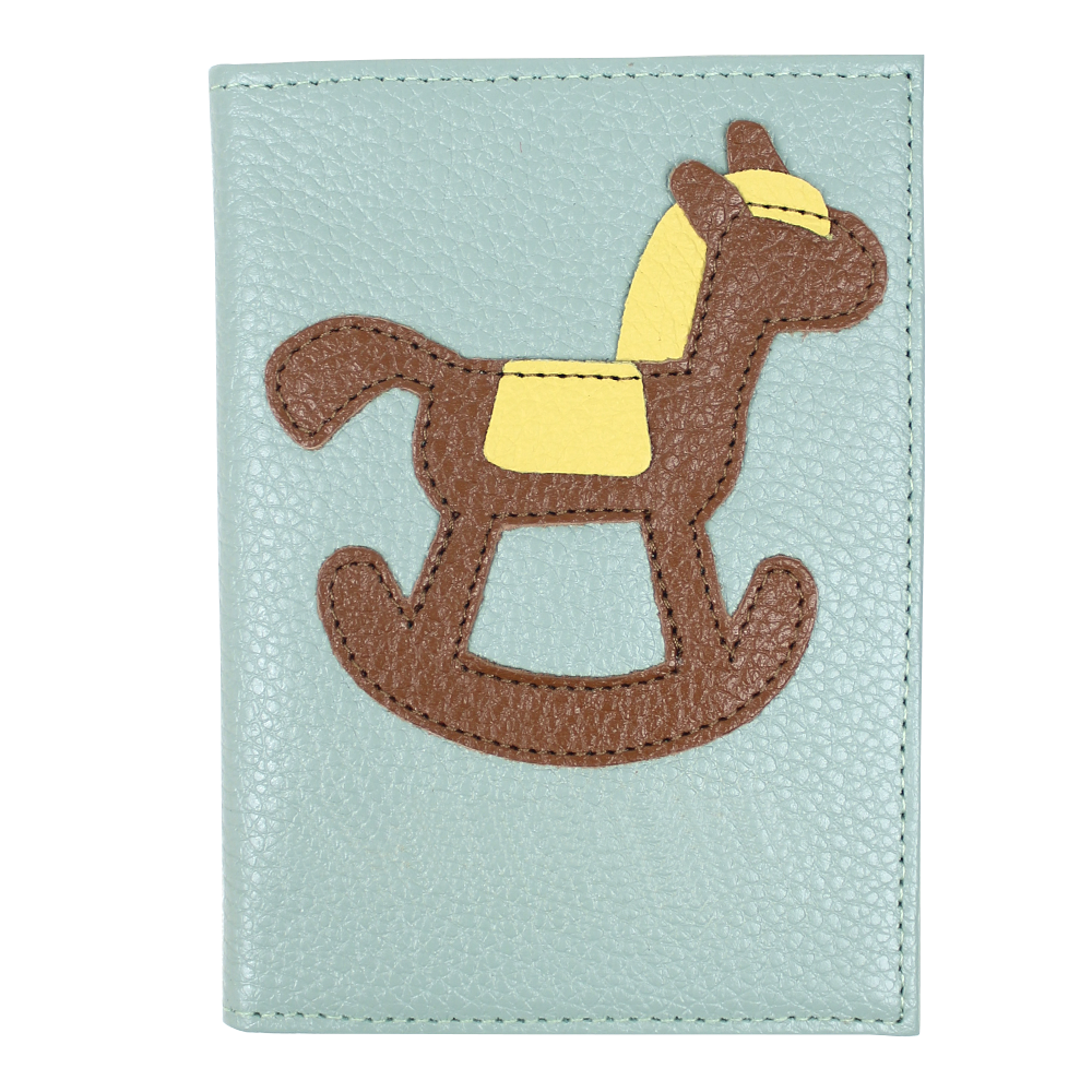 Porta Passaporte Little Horse em Couro Personalizado