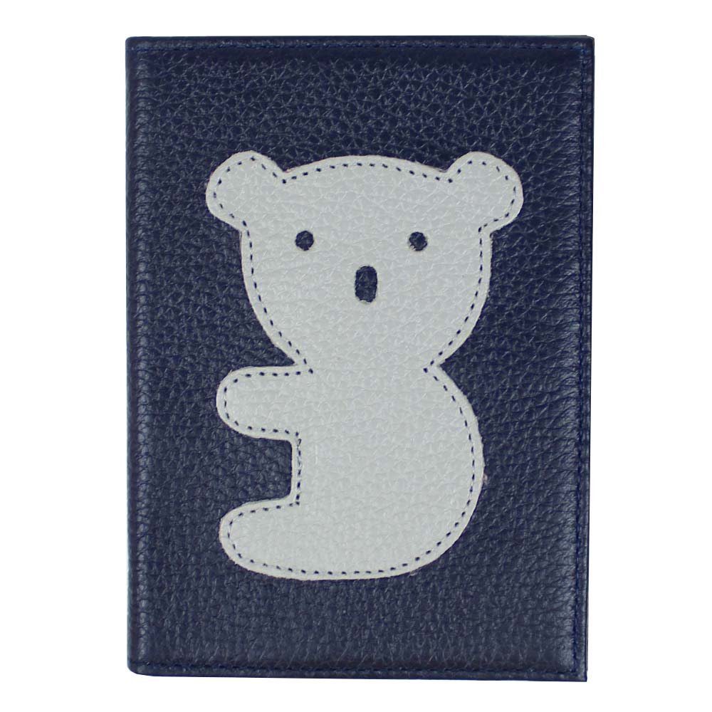 Porta Passaporte Little Koala em Couro Personalizado