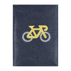 Porta Passaporte Bicicleta em Couro Personalizado