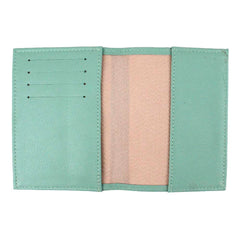 Porta Passaporte Little Bear Menta Liso com Aqua Liso Pronta Entrega
