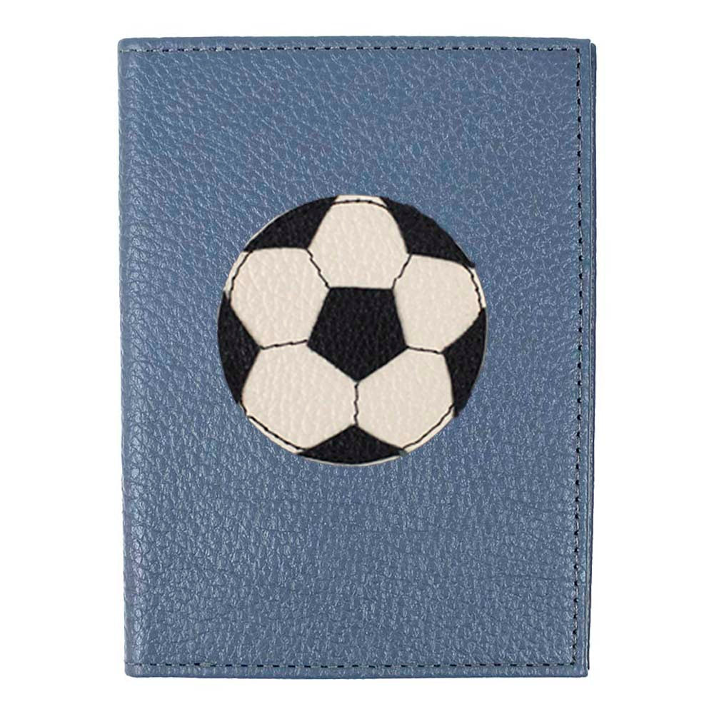 Porta Passaporte Bola de Futebol em Couro Personalizado
