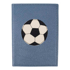 Porta Passaporte Bola de Futebol em Couro Personalizado