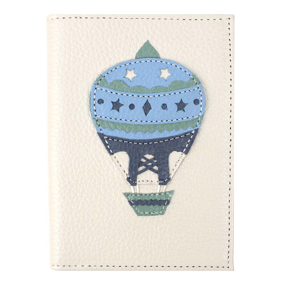 Porta Passaporte Balão Otto em Couro Personalizado