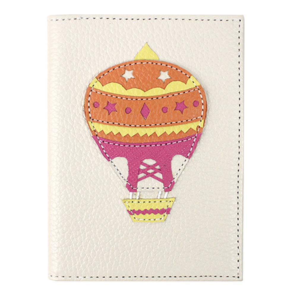 Porta Passaporte Balão Sarah em Couro Personalizado