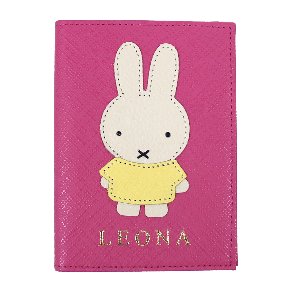 Porta Passaporte Petit Lapin em Couro Personalizado