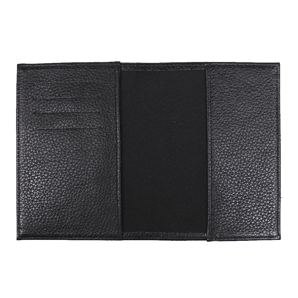 Porta Passaporte Masculino Preto Liso Pronta Entrega