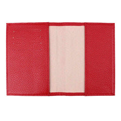 Porta Passaporte Vermelho Liso Pronta Entrega
