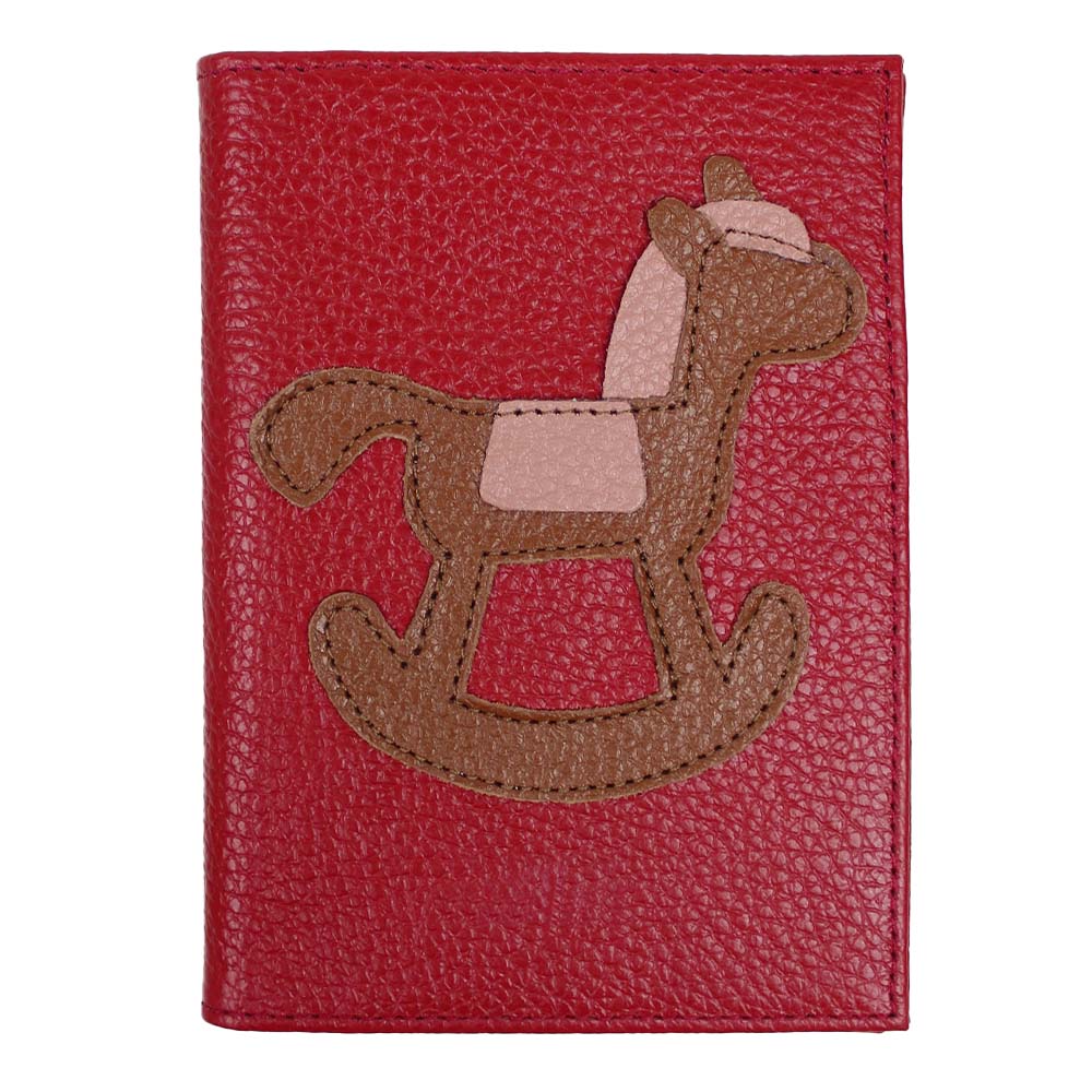 Porta Passaporte Little Horse em Couro Personalizado