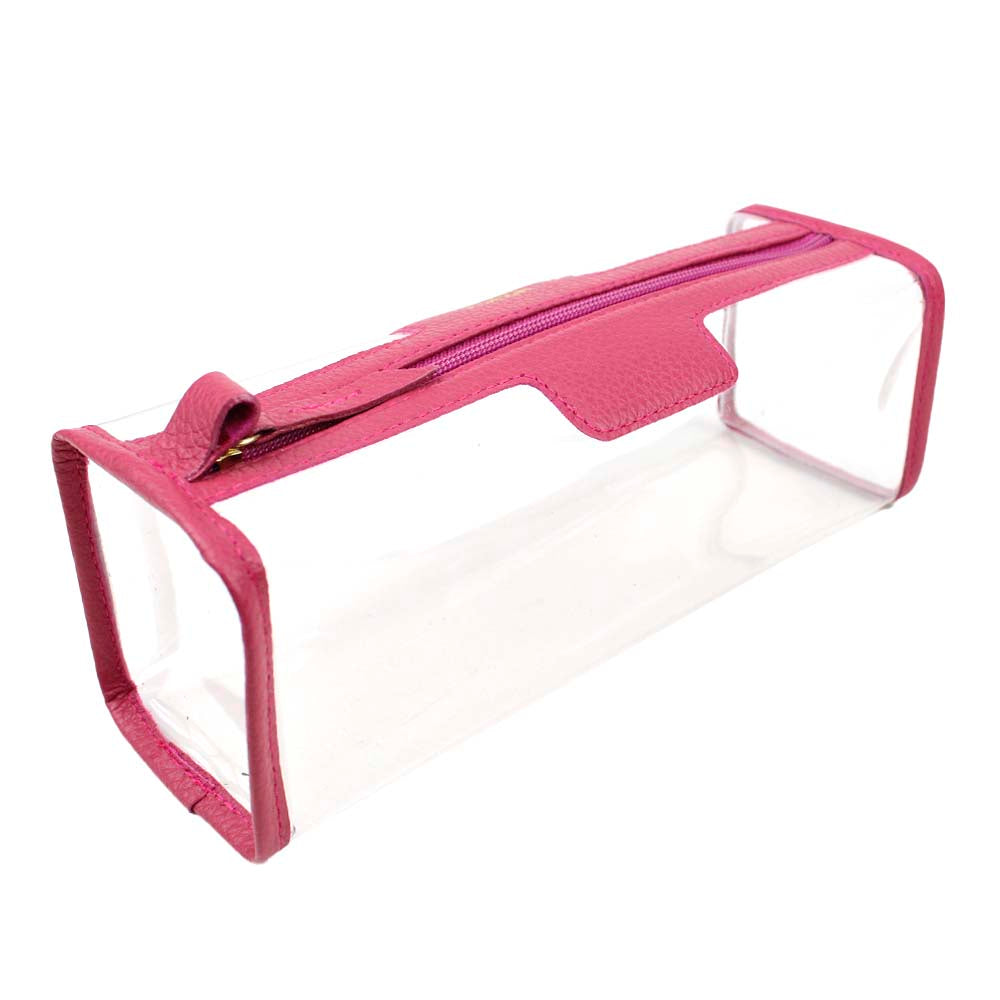 Porta Pincel Crystal em Couro e Vinil Personalizado