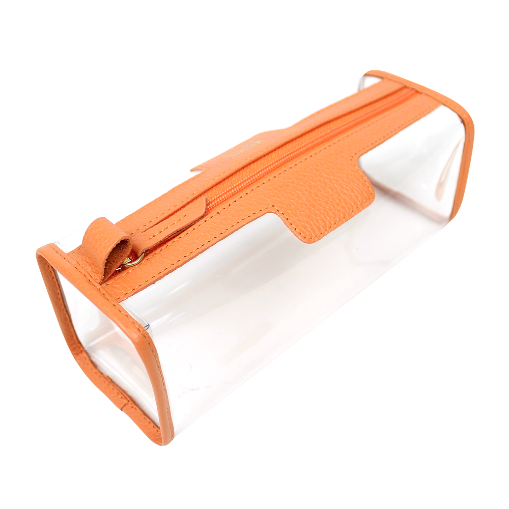 Porta Pincel Crystal Tangerina Liso Pronta Entrega