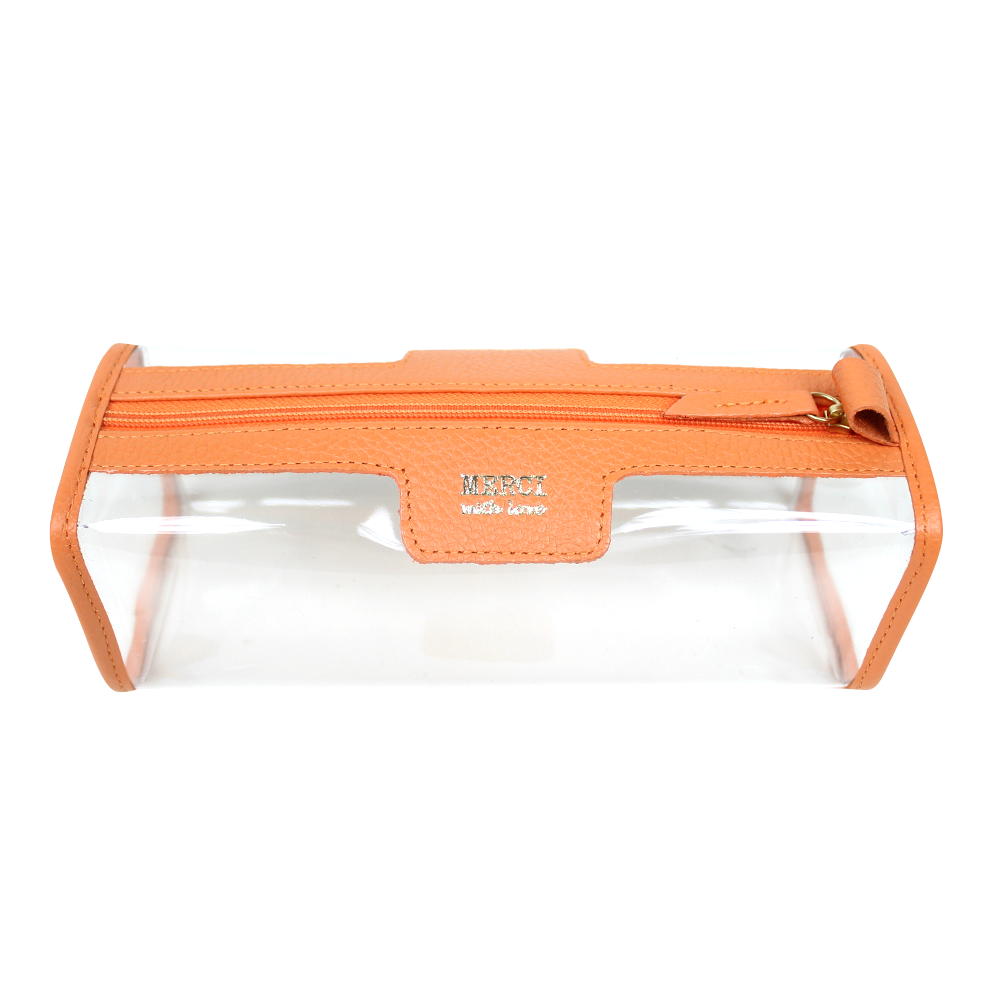Porta Pincel Crystal Tangerina Liso Pronta Entrega
