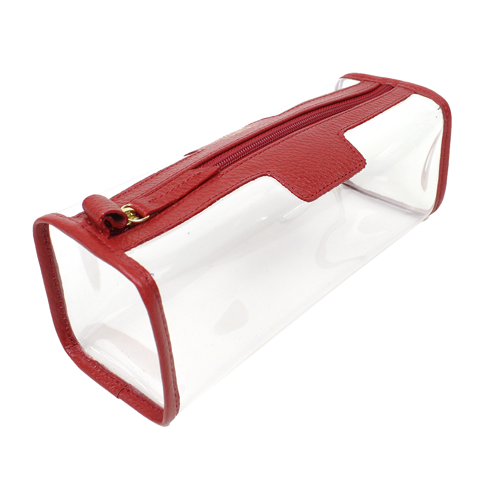Porta Pincel Crystal Vermelho Liso Pronta Entrega