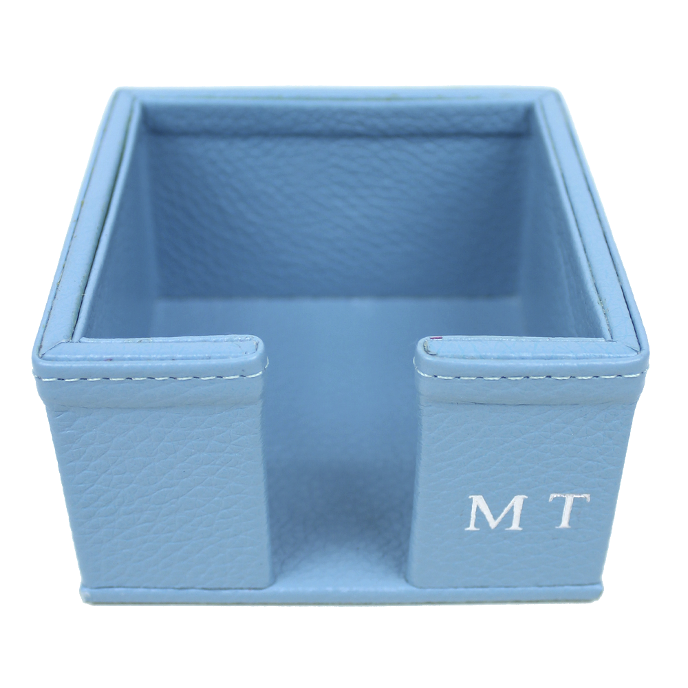 Porta Post It em Couro Personalizado