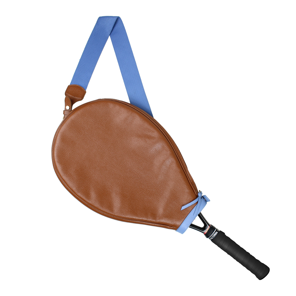 Porta Raquete de Tennis em Couro Personalizado