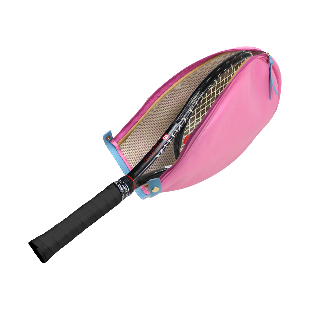 Porta Raquete de Tennis em Couro Personalizado