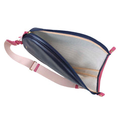 Porta Raquete de Tennis Marinho Liso com Chiclete Pronta Entrega