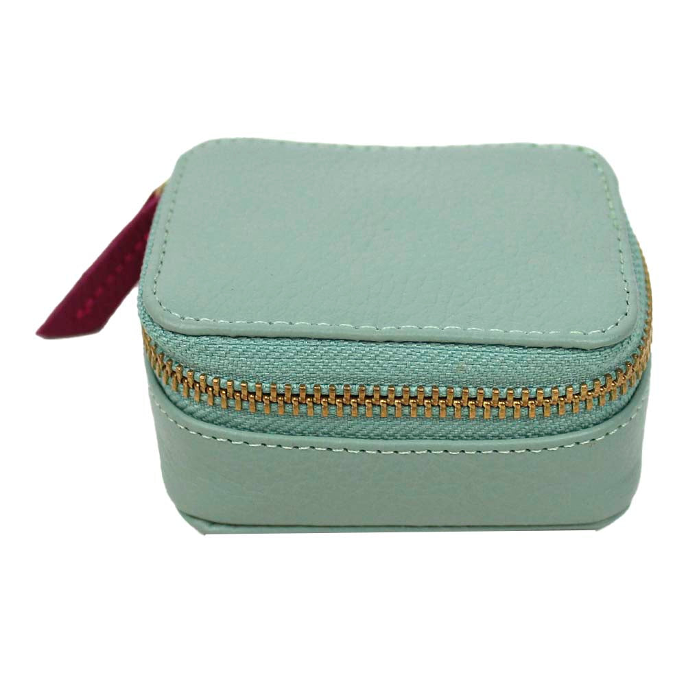 Porta Batom Menta Liso com Fúcsia Liso Pronta Entrega