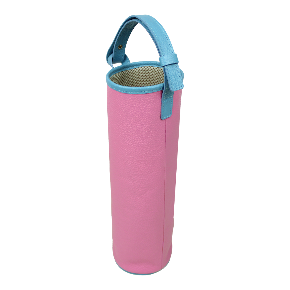 Porta Vinho Chablis em Couro Personalizado