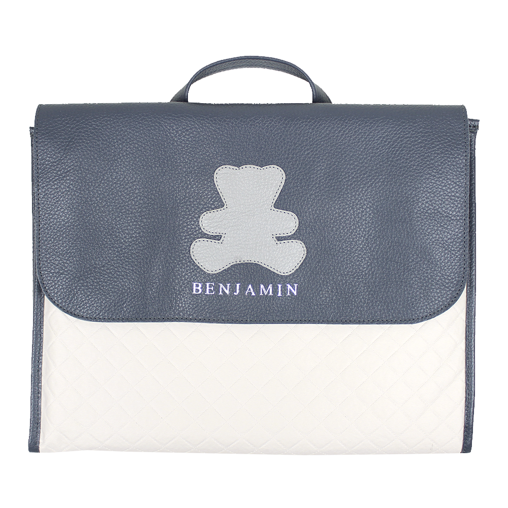 Quick Baby Change Little Bear em Couro Personalizado