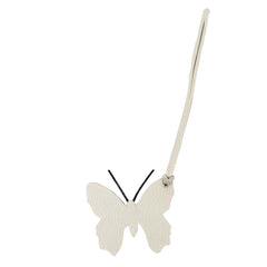 Tag Borboleta em Couro Personalizada