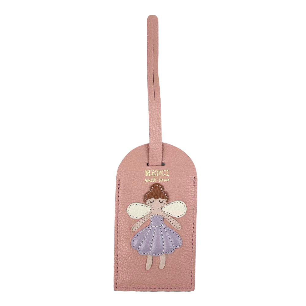 Tag de Mala Fadinha em Couro Personalizada