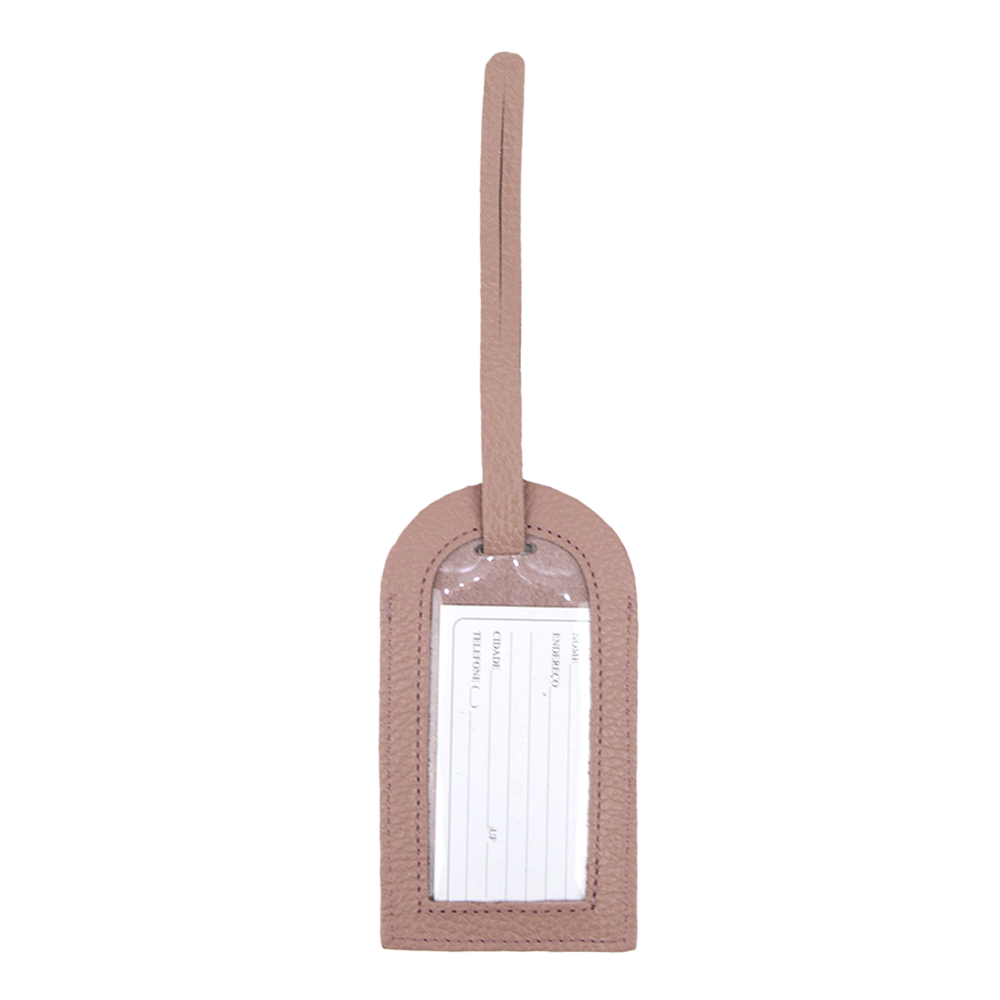 Tag de Mala Little Bear Laço em Couro Personalizada