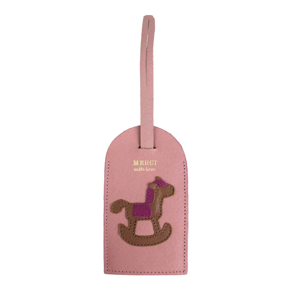 Tag de Mala Little Horse em Couro Personalizada