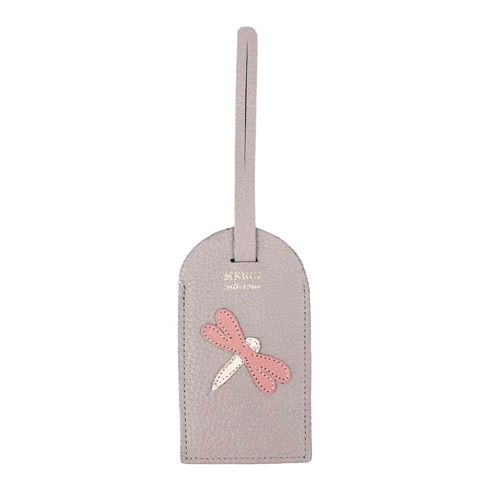 Tag de Mala Libélula Atmosfera com Algodão Doce Liso e Off White Liso Pronta Entrega