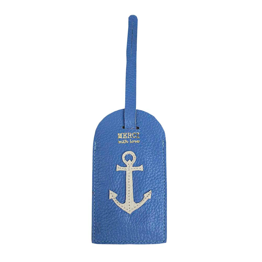 Tag de Mala Marinheiro em Couro Personalizada