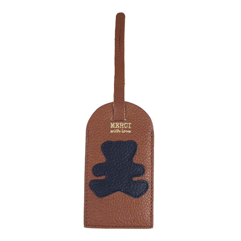 Tag de Mala Little Bear em Couro Personalizada
