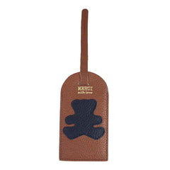 Tag de Mala Little Bear em Couro Personalizada