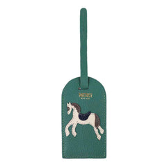 Tag de Mala Cavalo Joca em Couro Personalizada