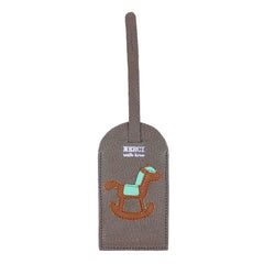 Tag de Mala Little Horse em Couro Personalizada