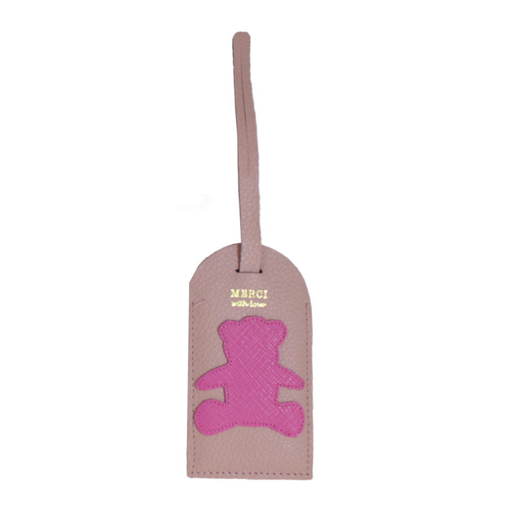 Tag de Mala Little Bear Algodão Doce Liso com Pink Prada Pronta Entrega