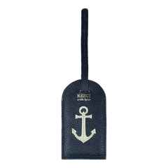 Tag de Mala Marinheiro em Couro Personalizada