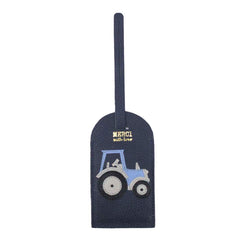 Tag de Mala Trator em Couro Personalizada