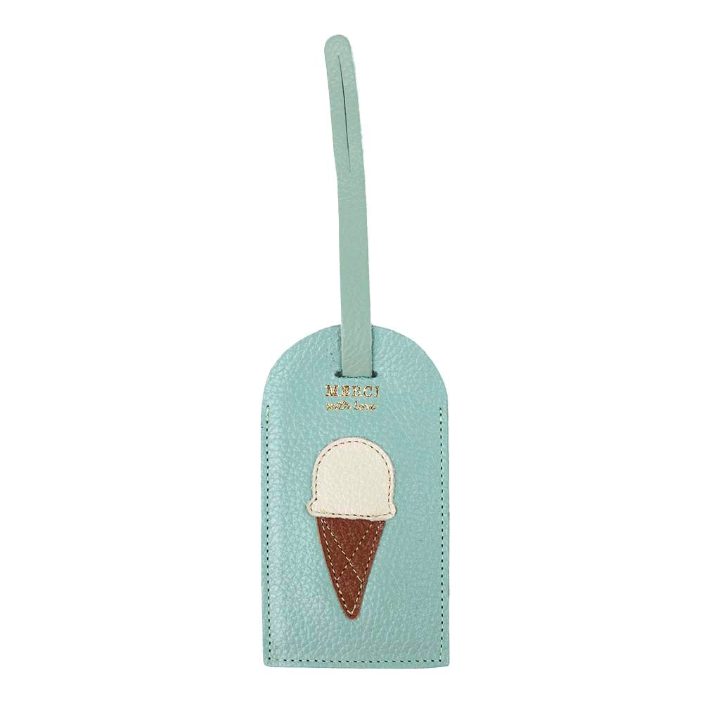 Tag de Mala Gelato em Couro Personalizada