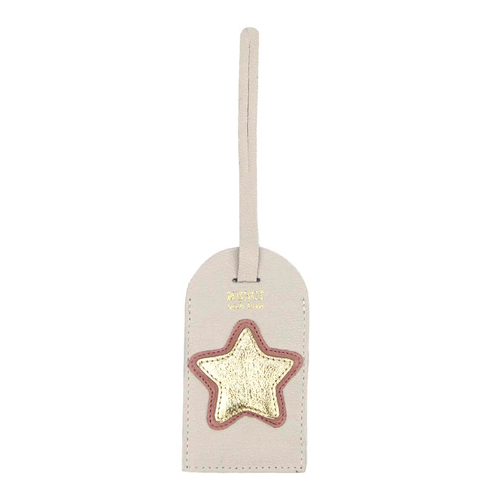 Tag de mala Estrela em Couro Personalizada