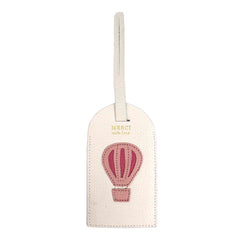 Tag de Mala Little Ballon Off White Liso com Algodão Doce Liso e Chiclete Pronta Entrega