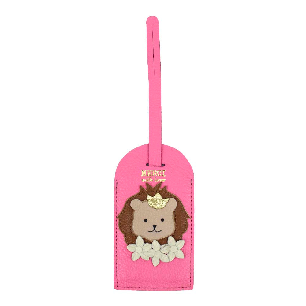 Tag de Mala Leoa Rosa Orquídea com Off White Liso Pronta Entrega
