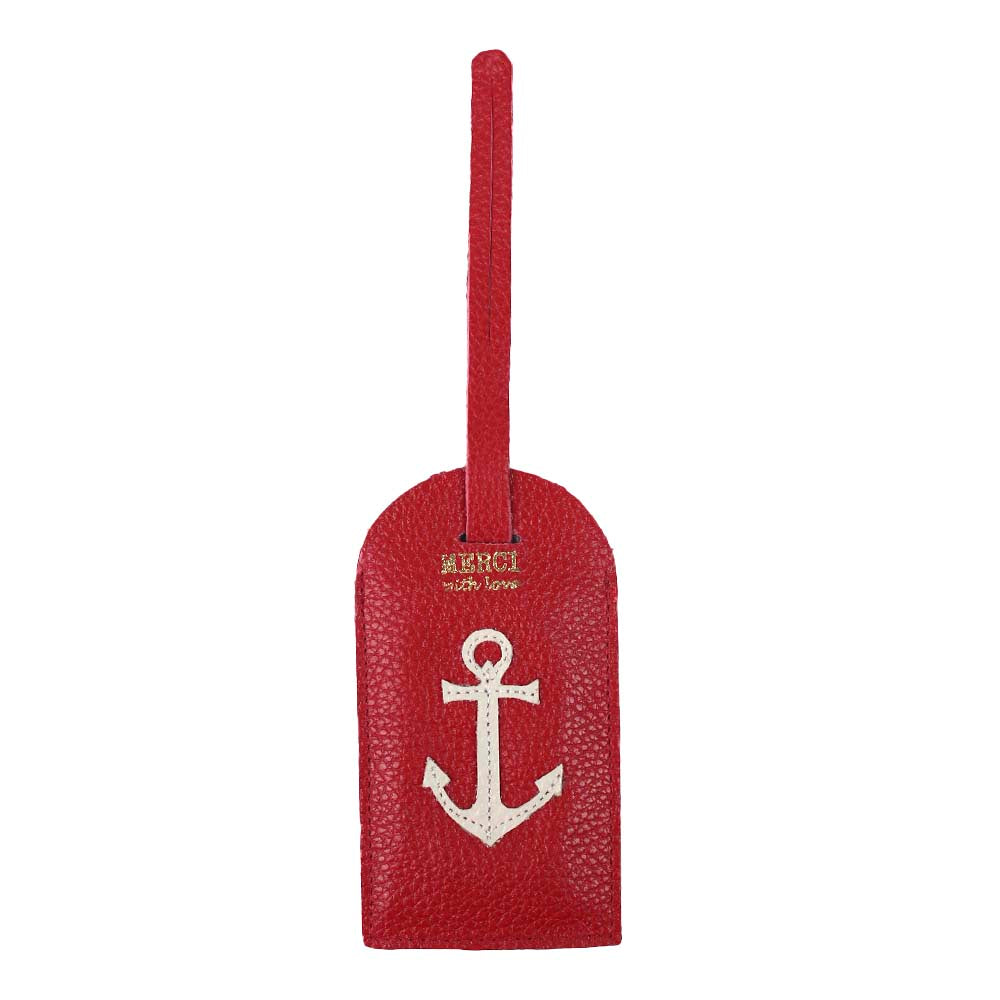 Tag de Mala Marinheiro em Couro Personalizada