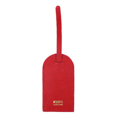 Tag de Mala Vermelho Liso Pronta Entrega