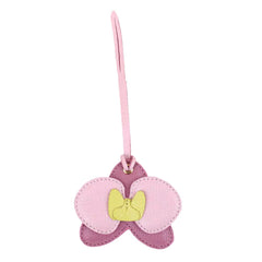 Pendente de Bolsa Orquídea Dupla em Couro
