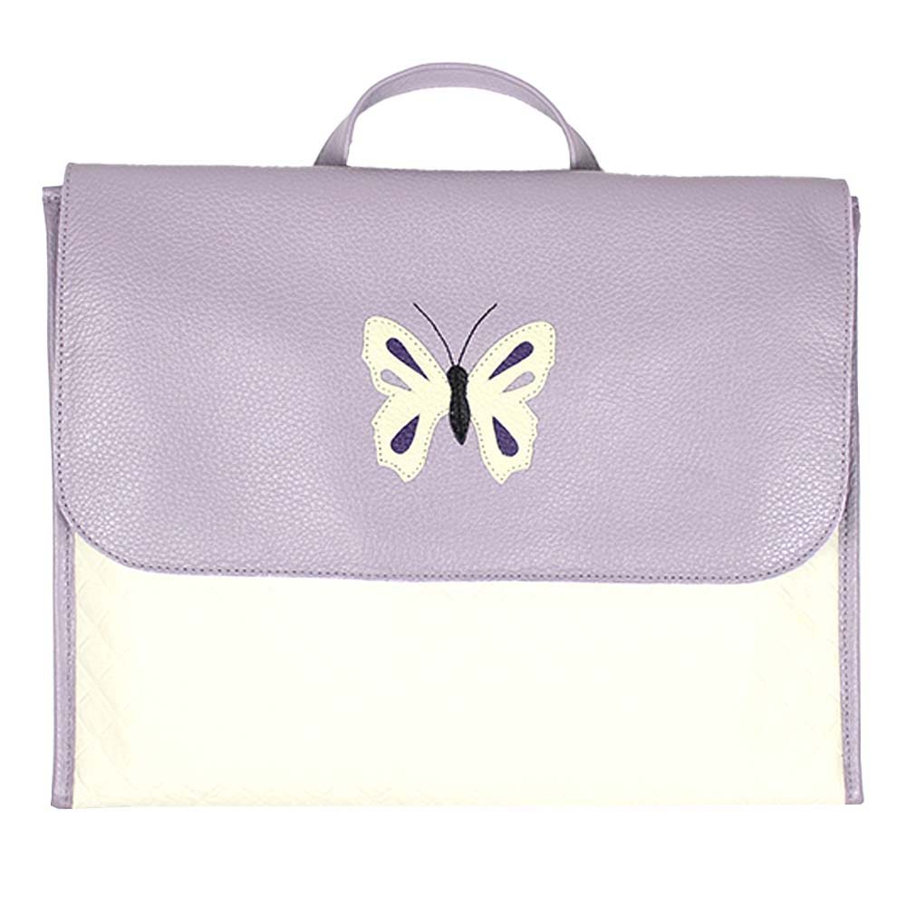 Quick Baby Change Borboleta em Couro Personalizado