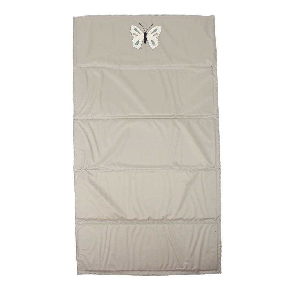 Trocador Borboleta Off White Liso com Jade Pronta Entrega