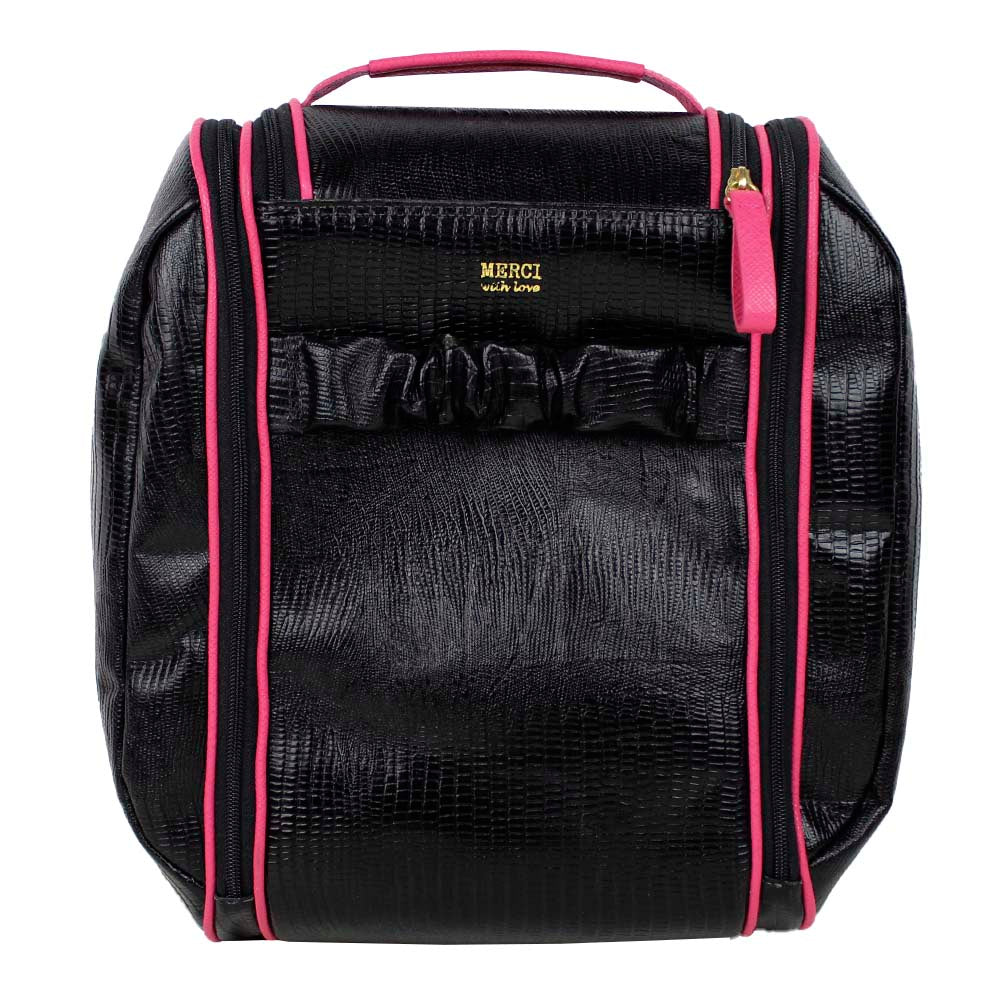 Necessaire Bruna Preto Paris com Pink Prada Pronta Entrega