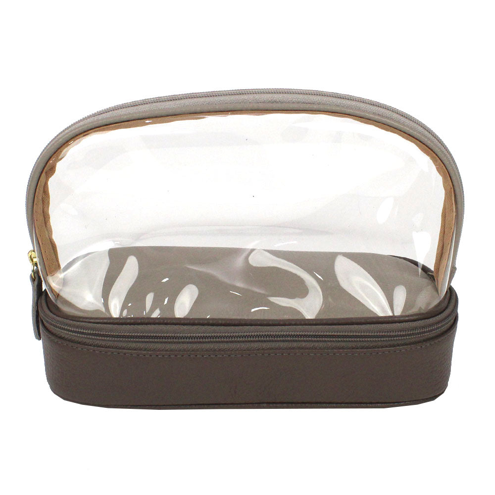 Necessaire Elis de Couro e Vinil Personalizada